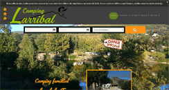 Desktop Screenshot of campinglarribal.com